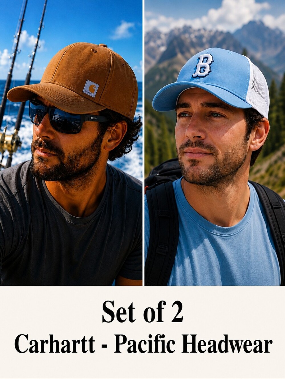 Carhartt Ashland - Pacific Headwear Trucker Caps Snapback Flat Brim Mens Hats